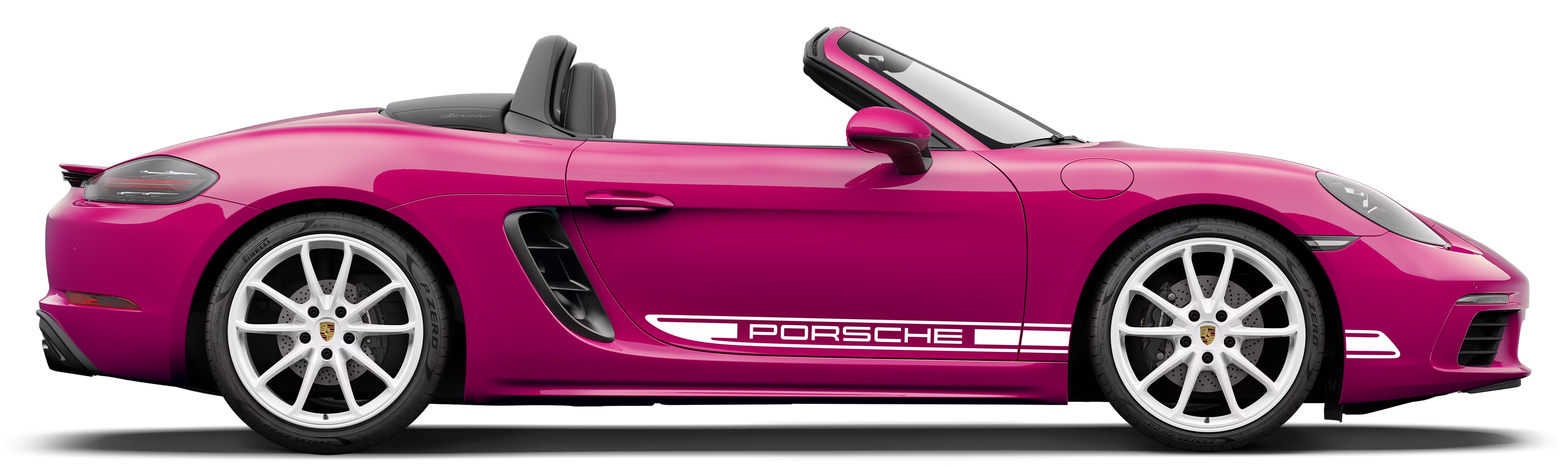 Vue latérale d’une Porsche 718 Boxster Style Edition.