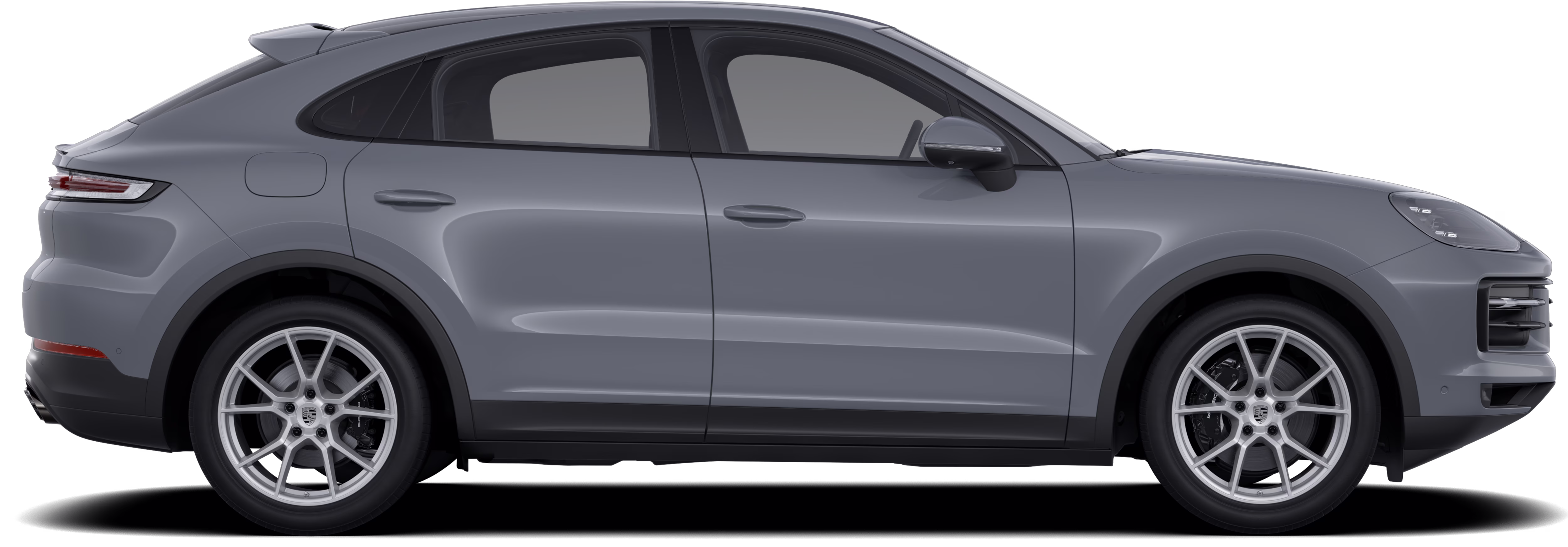 Side shot of a Porsche Cayenne Coupe.