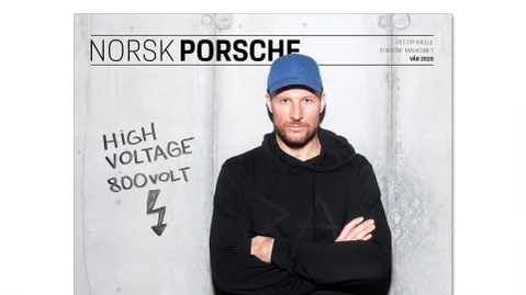 Cover of Norsk Porsche magazine