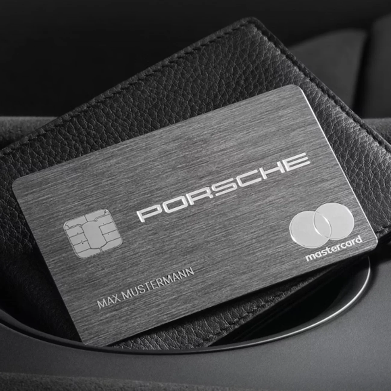 Porsche Kreditkarte aus Metall
